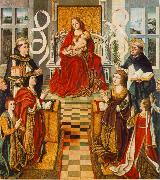 GALLEGO, Fernando Madonna of the Catholic Kings sdg USA oil painting artist